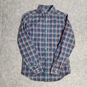 Mountain Hardwear Button Down Shirt Men S Multicolor Keller‎ Plaid Long Sleeve
